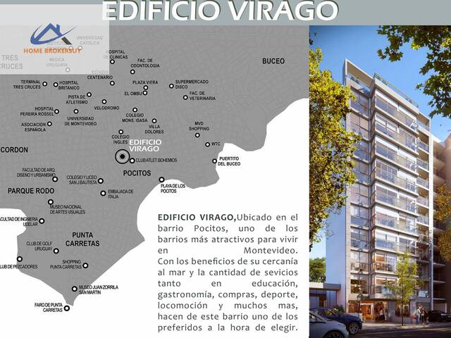 #PO1313C - Apartamento para Venta en Montevideo - UY-MO - 2