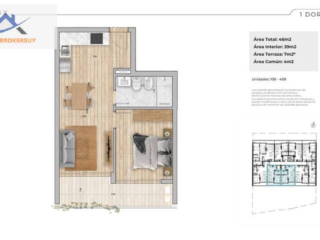 #PO1693 - Apartamento para Venta en Montevideo - UY-MO - 3