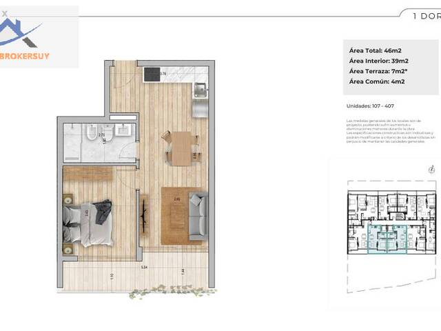 #PO1692 - Apartamento para Venta en Montevideo - UY-MO - 3