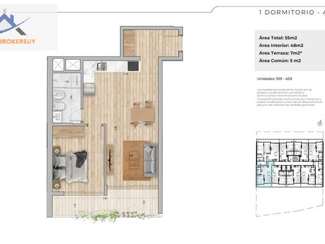 #PO1695 - Apartamento para Venta en Montevideo - UY-MO - 3