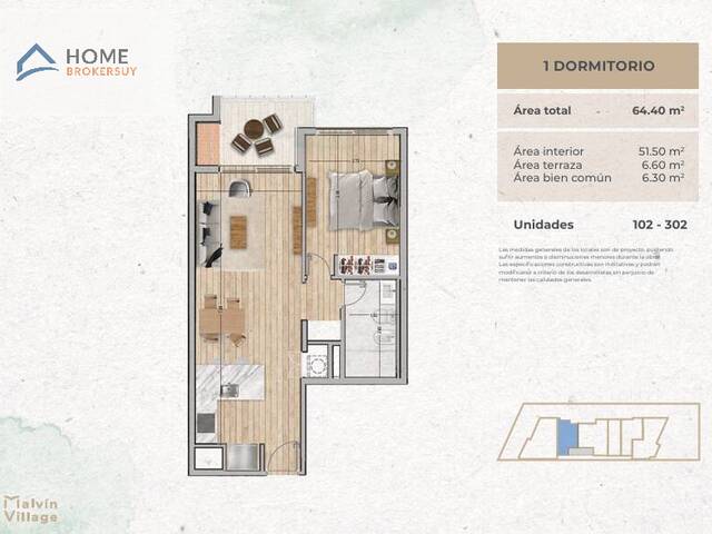 #MA1719 - Apartamento para Venta en Montevideo - UY-MO - 3