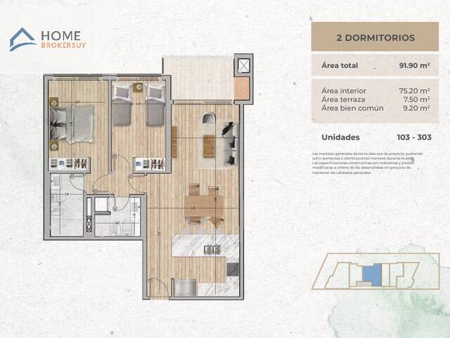 #MA1720 - Apartamento para Venta en Montevideo - UY-MO - 3