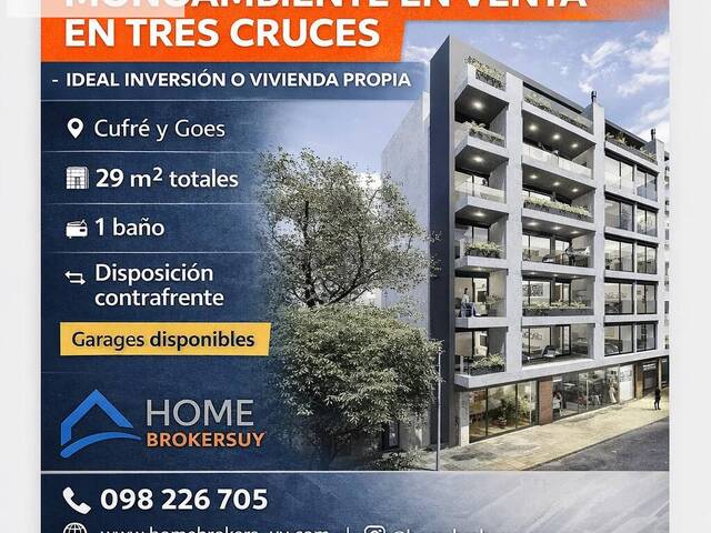 #TC2221C - Apartamento para Venta en Montevideo - UY-MO - 1