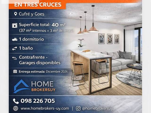 #TC2222C - Apartamento para Venta en Montevideo - UY-MO - 1