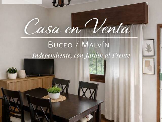 #BU2084 - Casa para Venta en Montevideo - UY-MO