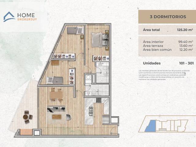 #MA2101 - Apartamento para Venta en Montevideo - UY-MO - 3