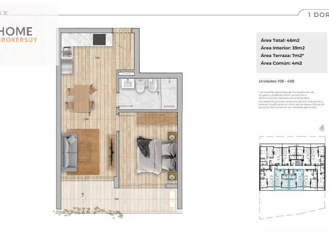 #PO2102 - Apartamento para Venta en Montevideo - UY-MO - 3