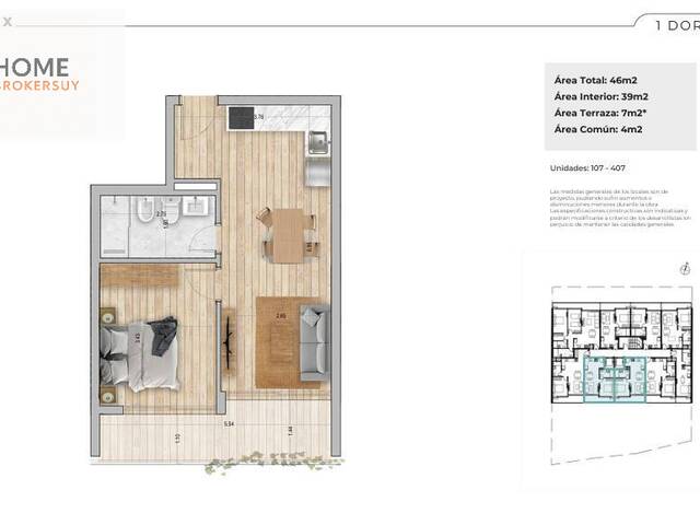 #PO2103 - Apartamento para Venta en Montevideo - UY-MO - 3